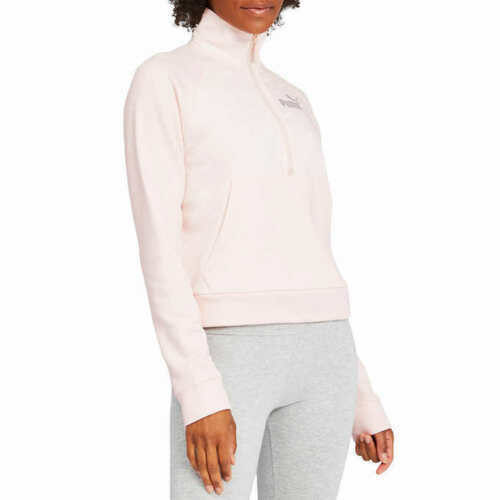Puma Größe: Large Damen Half 1/2 Zip Pullover Sweater Farbe: PINK Rosewater - Bild 3 von 5