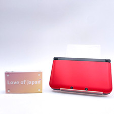 3DS LL Red Black Console Japanese ver Good Condition Tested