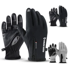 Women Men Winter Warm Gloves Windproof Thermal Touch Screen Driving Bike Mittens