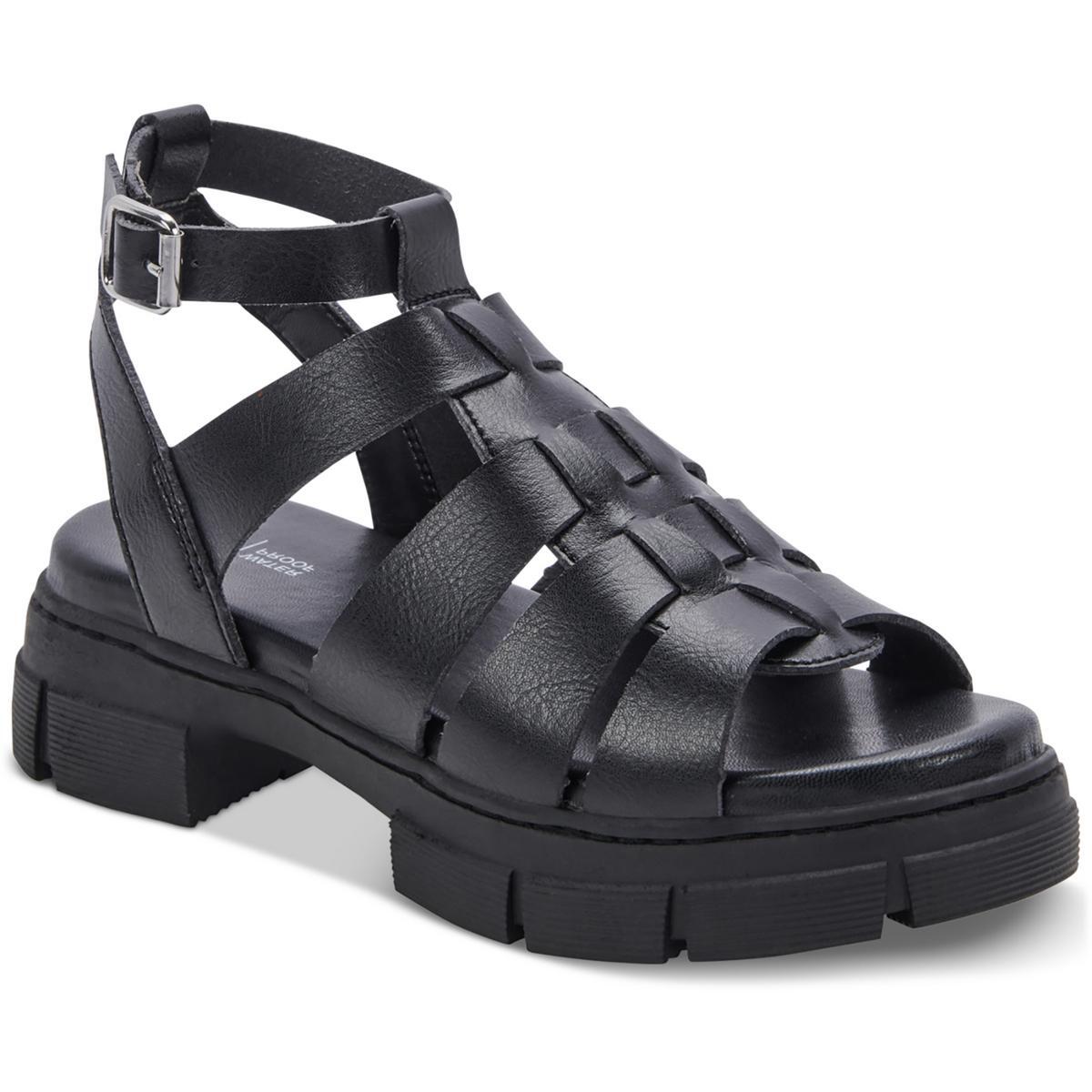 Женские босоножки Aqua College Hannah черного цвета на ремешках, 9 средних размеров (B,M), BHFO 5070