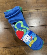 Trimfit Boys Cotton Crew Socks 9 Pairs Multi Color Size Sock 6-7.5 Shoe 7-11