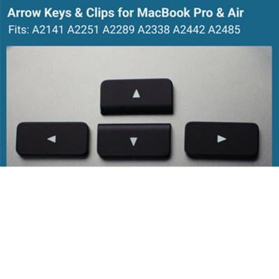 Ricambio Tappo E Clip Forbice Per Tasti MacBook Pro M1 (A2141, A2251, A2338, A2289, A2179)