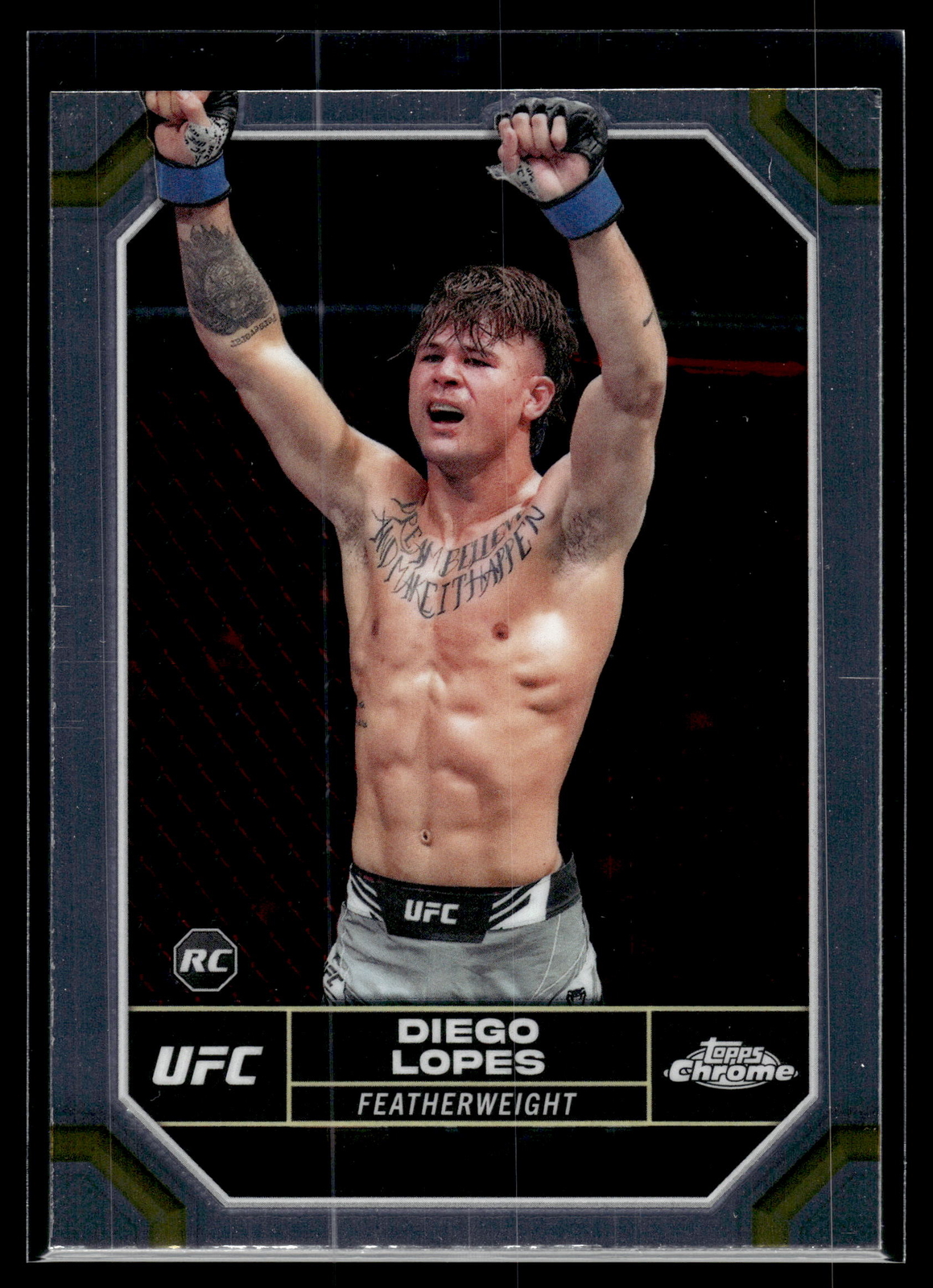 Diego Lopes 2024 Topps Chrome UFC Rookie C Card #26