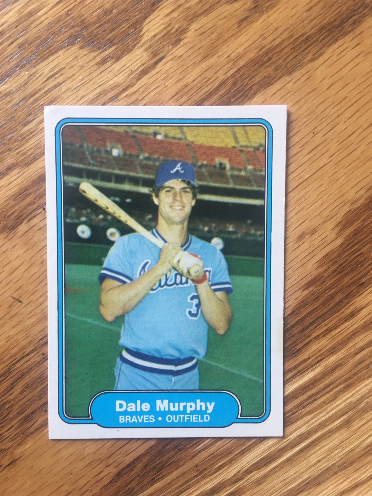 1982 Fleer Atlanta Braves  #443 Dale Murphy