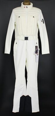 PERFECT MOMENT GSTAAD SNOW WHITE DOWN ONE PIECE SKI SUIT SIZE M RRP £795 AD