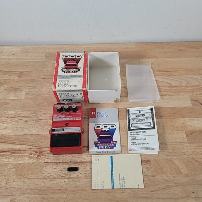 DOD FX55B SUPRA Distortion Guitar Pedal Untested Sold For Parts Read Desc 