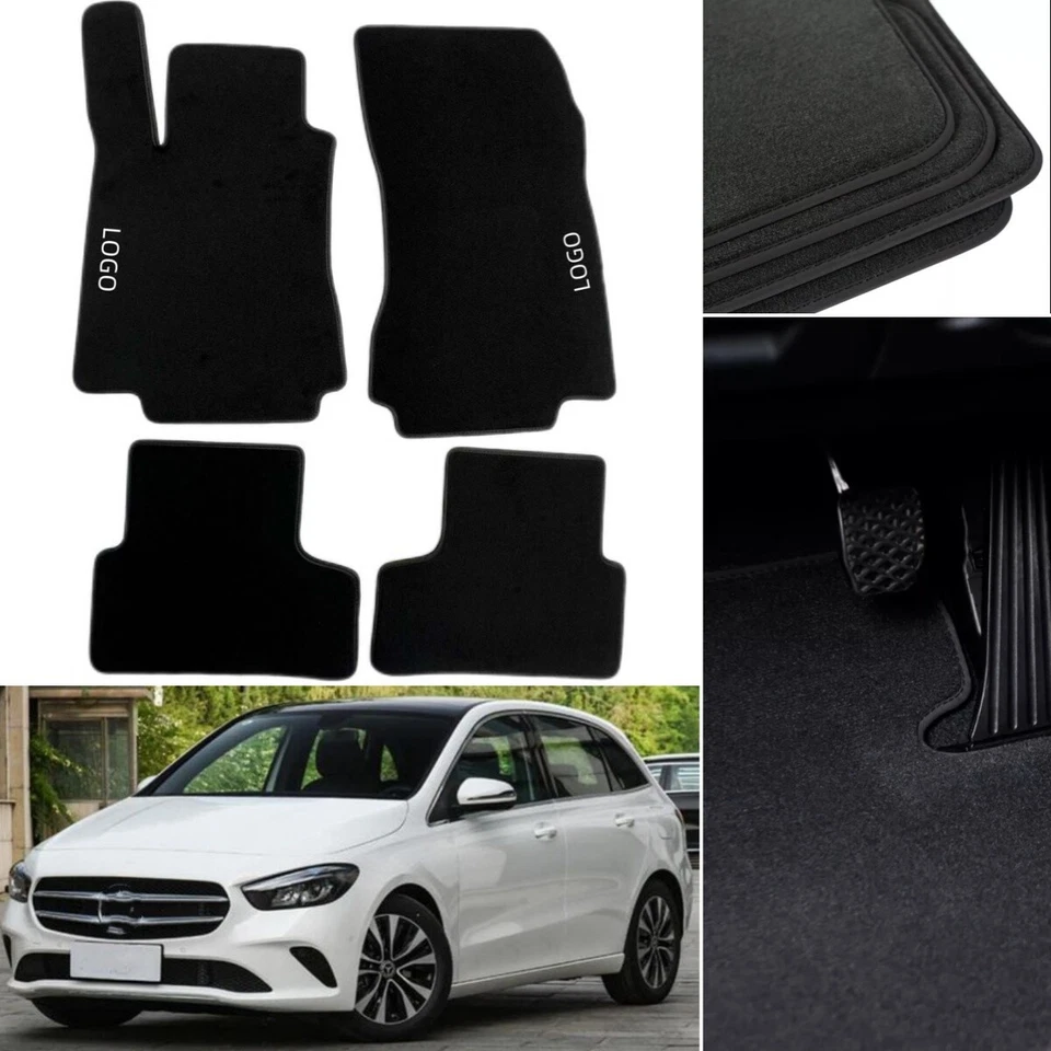 For Mercedes Benz B180 B200 B250 2013-2022 Car Floor Mats Custom Carpets Auto Foto 2 de 4
