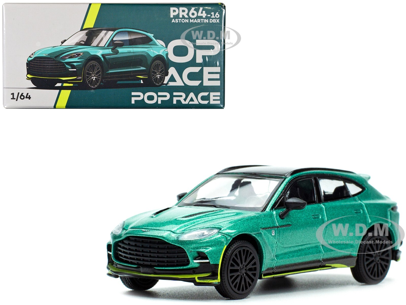 МОДЕЛЬ АВТОМОБИЛЯ ASTON MARTIN DBX RACING GREEN 164 ИЗГОТОВЛЕННАЯ НА ЗАКАЗ КОМПАНИЕЙ POP RACE PR640016 3790₽