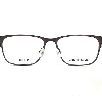 Guess Eyeglasses Frames GU1926 091 Navy Blue Logos Square Full Rim
