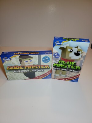 Thinkfun Code Master Programming Logic & Clue Master New Sealed Board Games /LOT