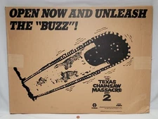 NEW (Read) The Texas Chainsaw Massacre Part 2 Horror Movie Standee 1986 SEALED