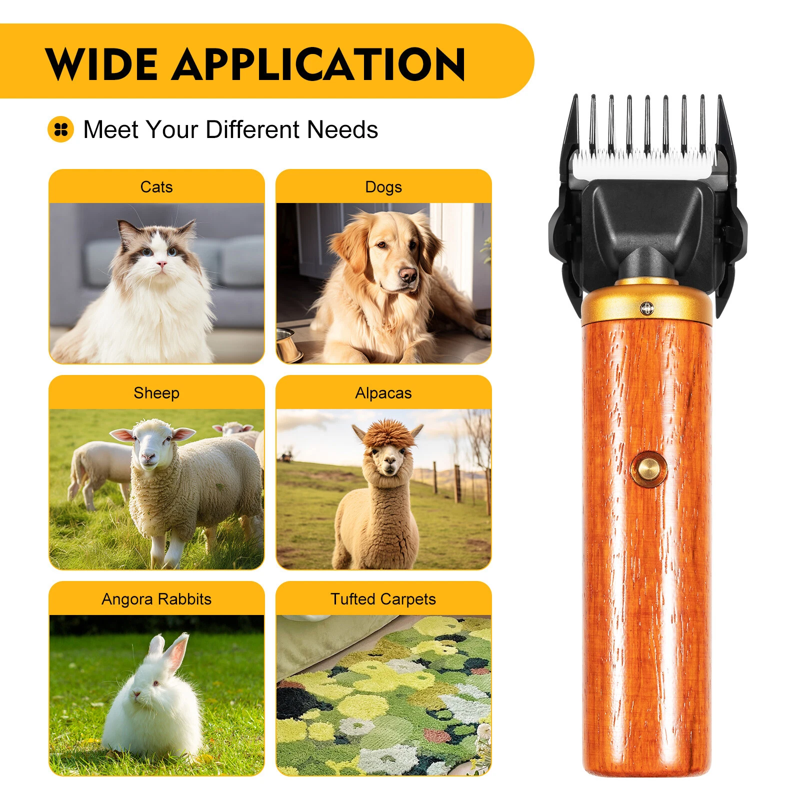 55W Pet Shears Dog Professional Electric Clippers For Alpacas Llamas
Opens in a new window or tab