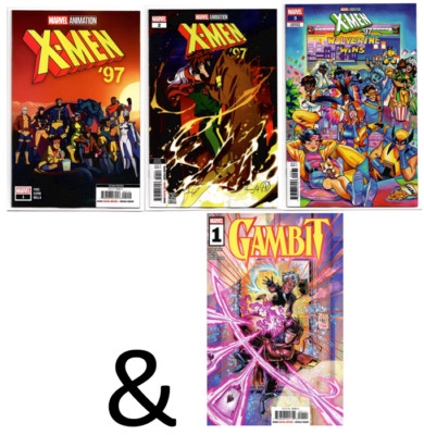 X-Men '97 #1 2nd Print #2 2nd Print #3 Gonzales Cover 2024 & Gambit #1 2022 SET