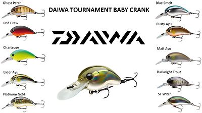 DAIWA TOURNAMENT - BABY CRANK // 35mm // Wobbler in 10 versch. Farben