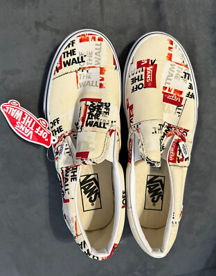 NEW Vans Classic Slip-On Packing Tape Skate Shoes Men's Size 7, Women’s 