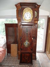 Antike Comtoise Standuhr | um 1850-1860 | Tannenholz | restauriert