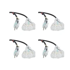 Bundle of 4x Pro X XC-P143-10 3-Socket Power Cord