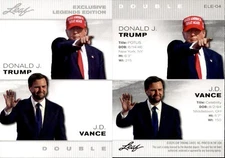 2024 Leaf EXCLUSIVE LEGEND TRUMP/VANCE #ELE-04 POTUS POLITICS