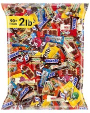 Assorted Chocolate Candy Variety Pack 2 lb   Bulk Individually Wrapped Chocolate
