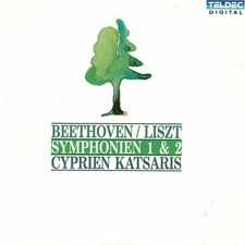 Beethoven: Sinfonie N. 1 & 2 Trascrizione Franz Liszt / Cyprien Katsaris - CD