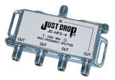 Just Drop JD-HFS-4 5-2300MHz 4 Way Splitter