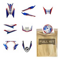 Kit Tank Full Aufkleber 3D Motorrad Kompatibel Mit BMW R 1250 GS HP 2021-2024