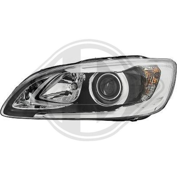 1X Hauptscheinwerfer Diederichs 7662287 Hd Priority Parts FüR Volvo Links-image