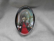 DAPHNE PAIN GLASS PAPERWEIGHT of HARTLAND ABBEY INTERIOR BIDEFORD NORTH DEVON