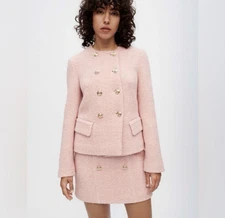 Maje Vosila Double Breasted Jacket 38 