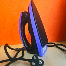 BOSS Corded Dry Iron Purple/Black Adjustable Temperature Control Dial