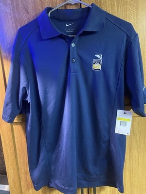 RARE Men s Small Nike Golf Tee Featuring Whiskey Glass With A 19th Hole Flag