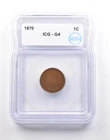 1870 Indian Head Cent G4 ICG Lowball *5229