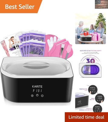 Compact 4000ml Paraffin Wax Warmer with Smart Timer - Ideal for Home Spa Use