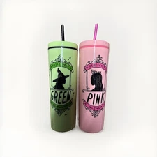 Wicked Pink Glinda Green Elphaba Tumbler SET 23 fl oz Target Bullseye Playground