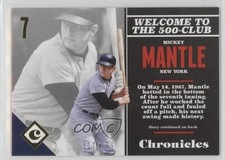2017 Panini Chronicles Gold 617/999 Mickey Mantle #7 HOF b9e