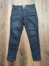 Democracy Ab Technology Jeans 8 Blue Dark Wash Skinny Stretch Mid Rise Denim