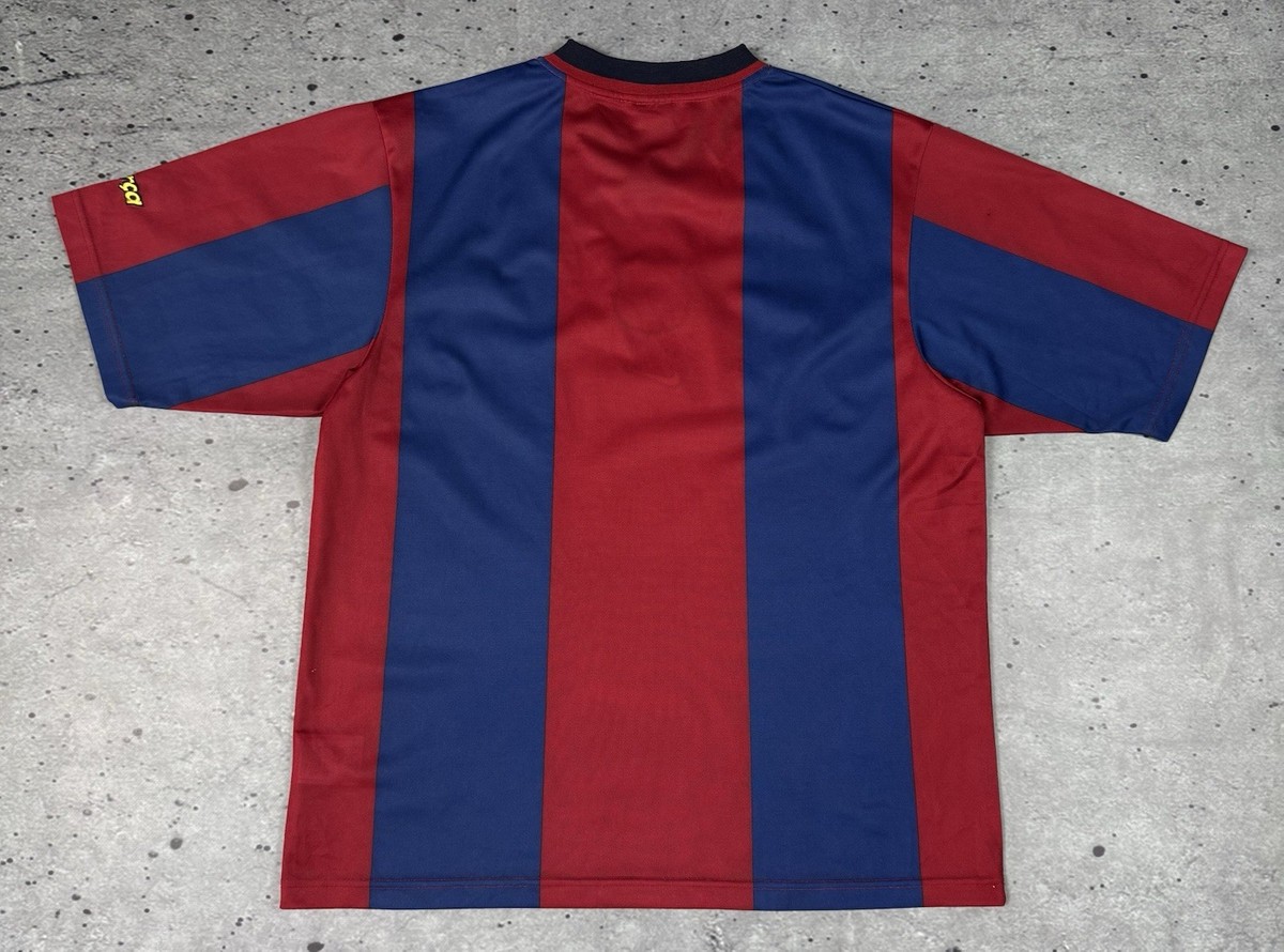 Barcelona Nike 1998-1999 Football Soccer Shirt Jersey Size L | eBay