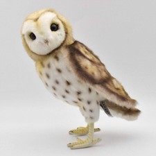 HANSA Barn Owl Stuffed Animal Plush, 27cm