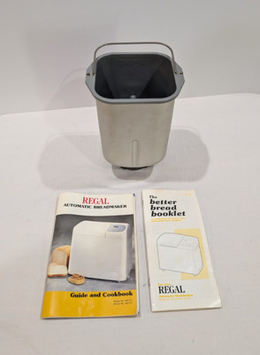 Regal Bread Maker Pan Basket Model K6773 Replacement Part Cookbook Manual Ships