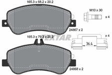 BREMSBELAGSATZ F&Uuml;R MERCEDES-BENZ GLK-KLASSE (X204) - TEXTAR 2486701