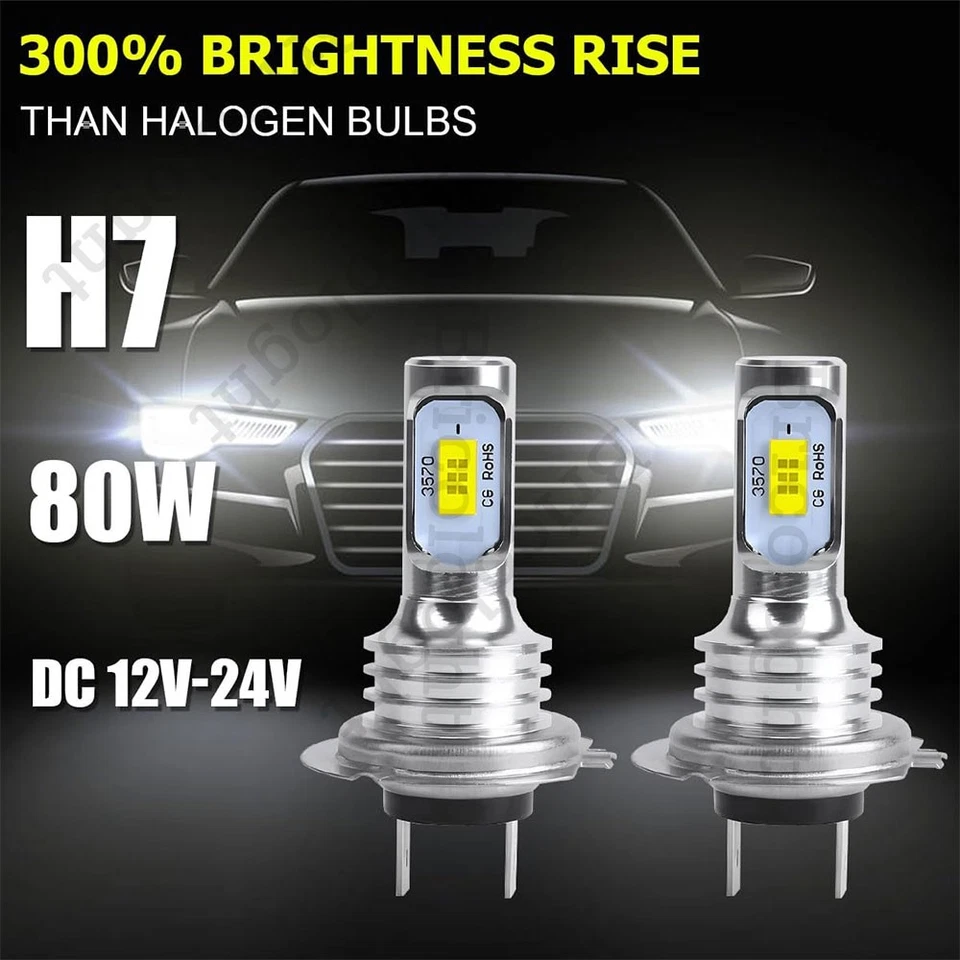 Kit combinado de bombilla de haz alto bajo de faros LED para Chevy Malibu 2013 2014 2015 4x Foto 2 de 4