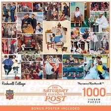 MasterPieces - Saturday Evening Post - Rockwell Collage 1000 Piece Jigsaw Puzzle