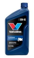 Valvoline 4-Stroke Motorcycle 10W-40 Motor Oil 1 Quart 1 QT, Gold 47.76 per gallon