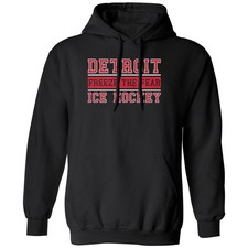 Detroit Freeze The Fear Design - Hockey Fans Tribute Unisex Hooded Sweatshirt