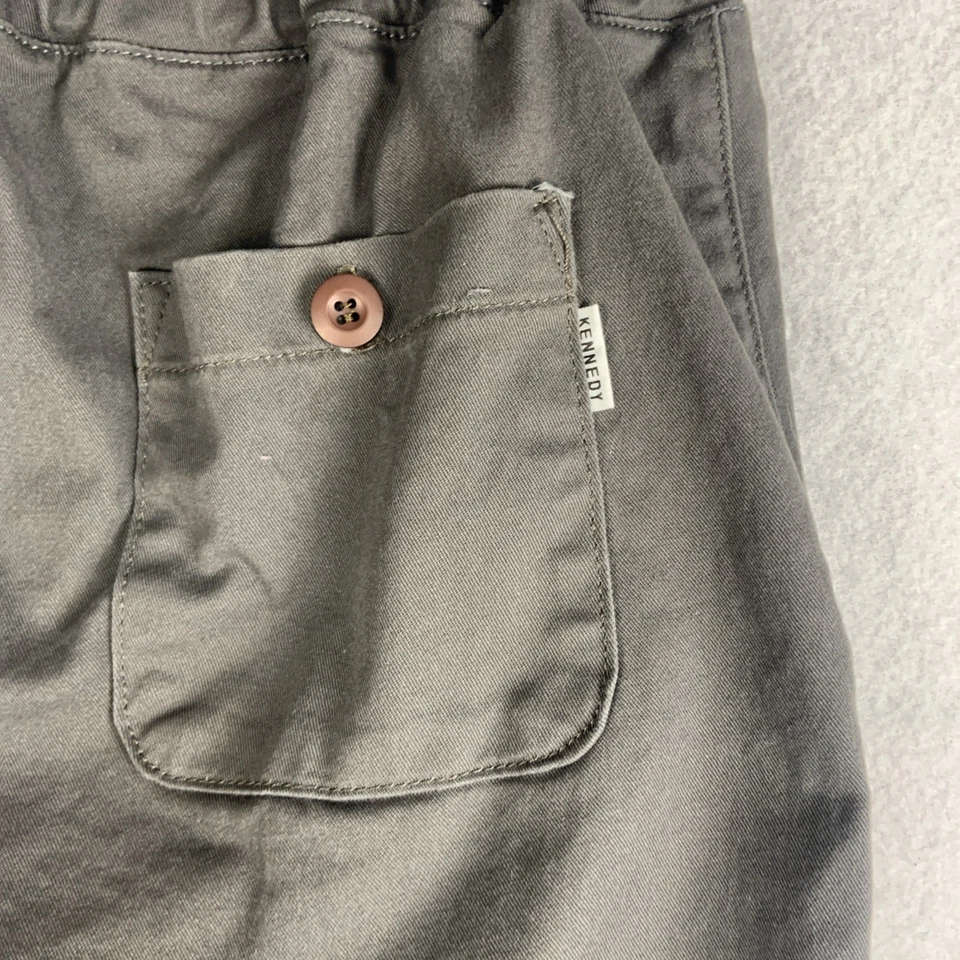 Kennedy Denim Co Utility Joggers мужские средние серые шнурки США эластичная талия ЧИТАЙТЕ - Изображение 4 из 4