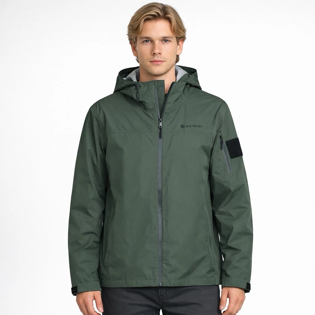 New Baerskin Tactical Soft Shell Long Sleeve Full Zip Green Jacket Size XL (US)
Opens in a new windo
