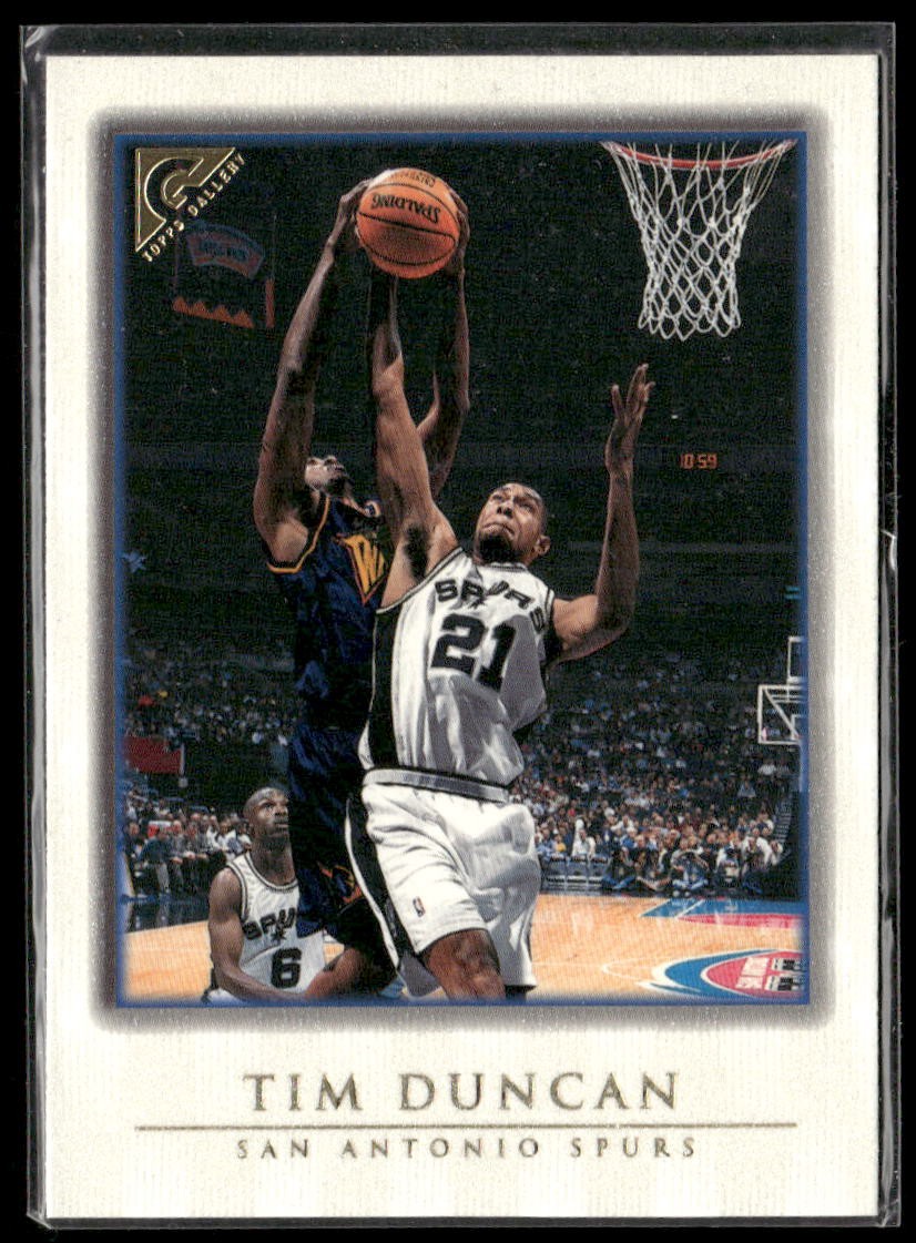 1999-00 Topps Gallery Tim Duncan San Antonio Spurs #100