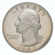 1983-S Washington Quarter CLAD Proof *4721
