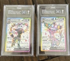 Umbreon Ex 176 & Espeon Ex 175 TAG 9’s Black Star Promo Prismatic Evolutions