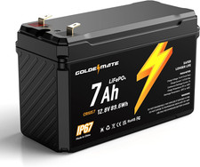 12V 7Ah Lithium Lifepo4 Deep Cycle Battery, 5000 Cycles, IP67 Waterproof Lithiu